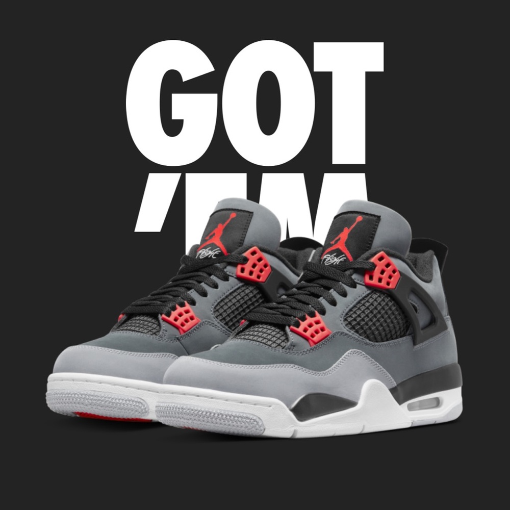 SOLD on GOAT- Jordan 4 Infrared